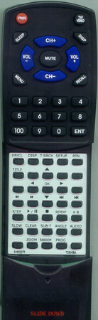TOSHIBA AH802276 SE-R0301 replacement Redi Remote
