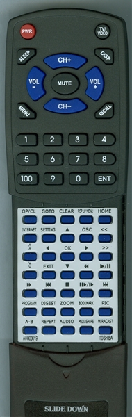 TOSHIBA AH803019 SE-R0446 replacement Redi Remote