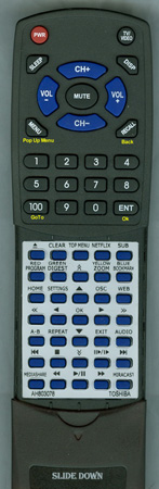 TOSHIBA AH803078 SER0443 replacement Redi Remote