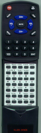 TOSHIBA AH910002 SER0213 replacement Redi Remote