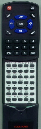 TOSHIBA BZ614254 DCFL20S replacement Redi Remote