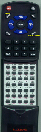 TOSHIBA P000438630 SER0176 replacement Redi Remote