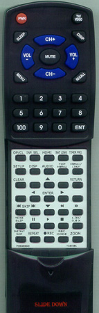 TOSHIBA P000483240 SE-R0265 replacement Redi Remote