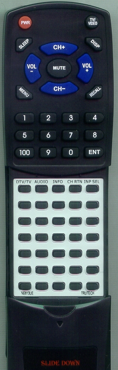 TRUTECH NE613UE replacement Redi Remote