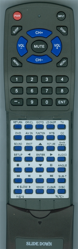 TRUTECH PVS2119 replacement Redi Remote