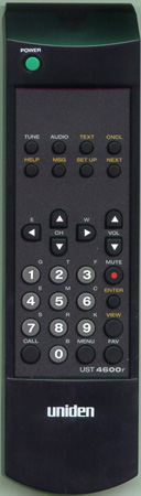 UNIDEN UST4600R Genuine  OEM original Remote