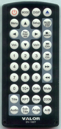 VALOR DV169 DV-169T Genuine OEM original Remote