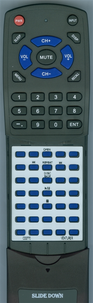 VENTURER CD1070 replacement Redi Remote