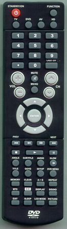 VENTURER PLV21198 Genuine OEM original Remote