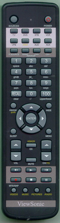 VIEWSONIC A-00003562 INSERT Genuine OEM original Remote