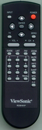 VIEWSONIC A-00008204 RC00161P Genuine  OEM original Remote