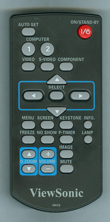 VIEWSONIC A-00009062 MXCS Genuine OEM original Remote