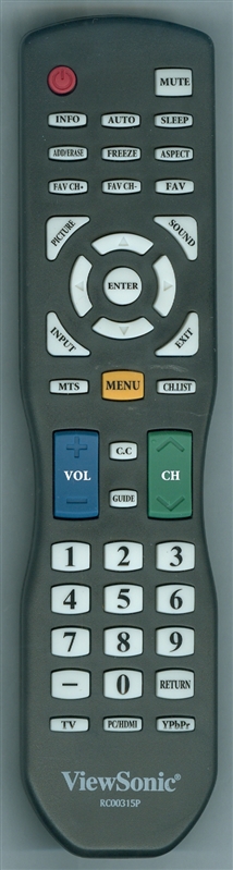 VIEWSONIC A-00009265 RC00315P Genuine OEM original Remote
