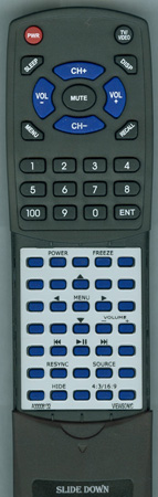 VIEWSONIC A-00008132 replacement Redi Remote