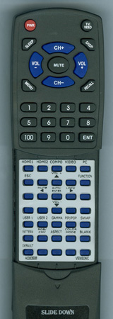 VIEWSONIC A-00008938 replacement Redi Remote