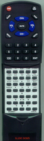 VIEWSONIC M-MS-0808-9016 replacement Redi Remote