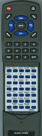 VIEWSONIC A-00009158 replacement Redi Remote