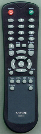 VIORE E7501-058002 KC01D3 Genuine OEM original Remote