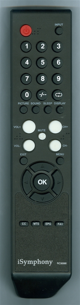 VIORE 118020195 RC3008V Refurbished Genuine OEM Original Remote