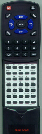 VIORE E7501-056201 KC01B5 replacement Redi Remote
