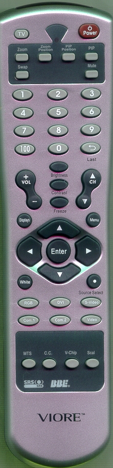 VIORE V42PD45MS Refurbished Genuine OEM Original Remote