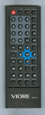 VIORE 118020199 RC3010V Genuine OEM original Remote