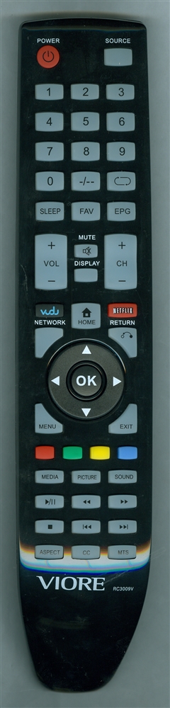 VIORE 118020351 RC3009V Genuine  OEM original Remote