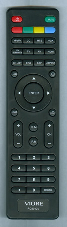 VIORE 504C1931102 RC2012V Genuine  OEM original Remote