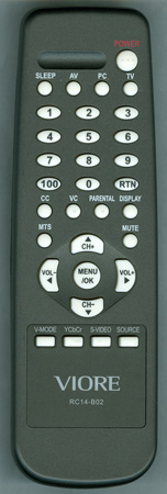 VIORE RC14-B02 Genuine  OEM original Remote