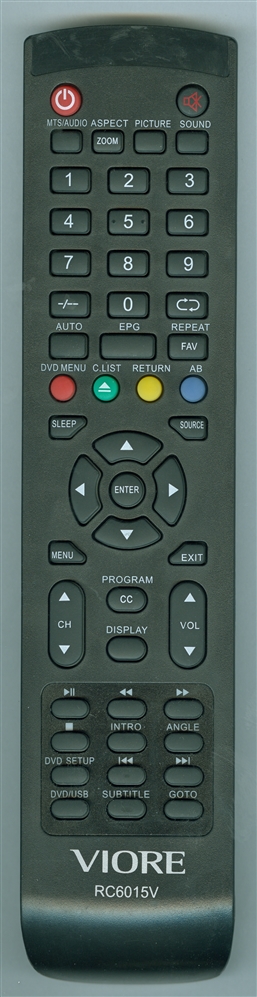 VIORE RC6015V Genuine OEM Original Remote