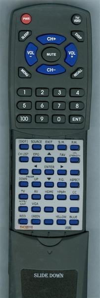 VIORE 504C2411102 RC2001V replacement Redi Remote