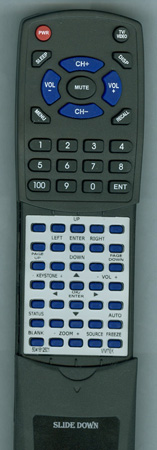 VIVITEK 5041812501 replacement Redi Remote