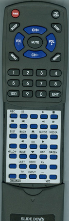 VIZIO 0980-0306-0200 VUR13 replacement Redi Remote