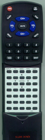 VIZIO L13 RC00089P replacement Redi Remote