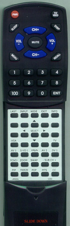 VIZIO L30WGU replacement Redi Remote