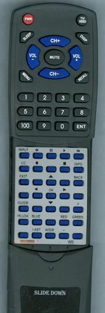 VIZIO 0980-0306-0500 VR17 replacement Redi Remote