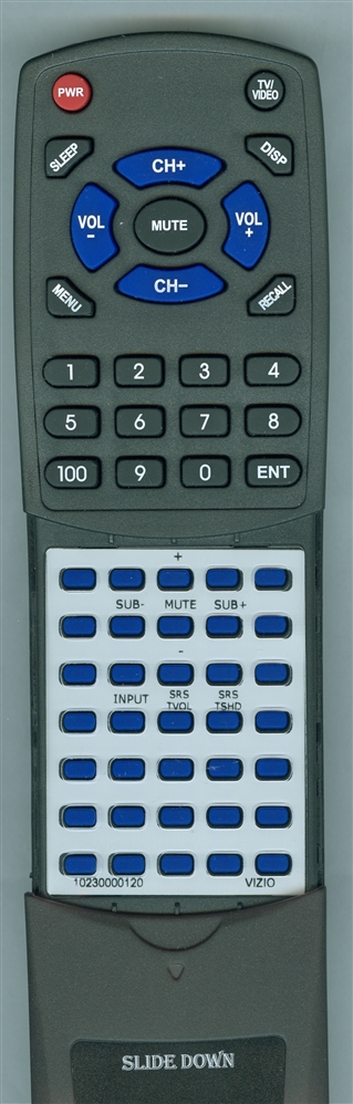 VIZIO 1023-0000120 replacement Redi Remote