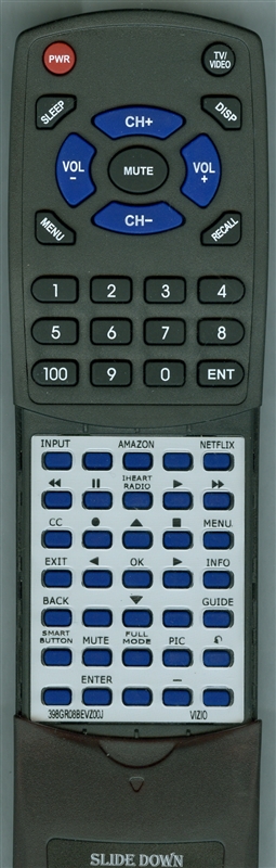 VIZIO 398GR08BEVZ00J XRT500 replacement Redi Remote