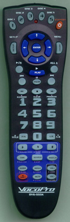 VOCOPRO DVG555K Genuine OEM original Remote