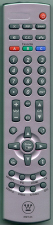 WESTINGHOUSE 52731178 RMT-05 Genuine  OEM Orignal Remote