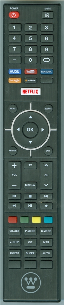 WESTINGHOUSE FB2R22WE-OTT Genuine OEM Original Remote