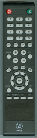 WESTINGHOUSE RMT-24 Genuine OEM original Remote
