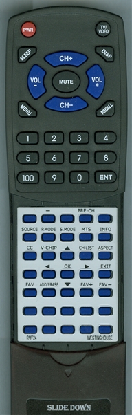 WESTINGHOUSE RMT-24 replacement Redi Remote