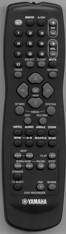 YAMAHA AAX44180 Refurbished Genuine OEM Original Remote