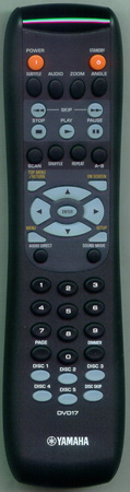YAMAHA AAX84060 DVD17 Genuine OEM original Remote