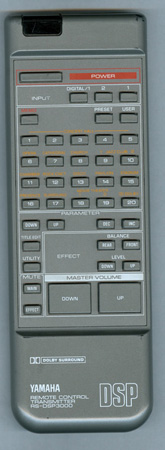 YAMAHA RSDSP3000 RSDSP3000 Genuine  OEM original Remote