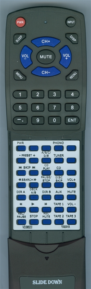 YAMAHA VQ086200 VQ08620 replacement Redi Remote