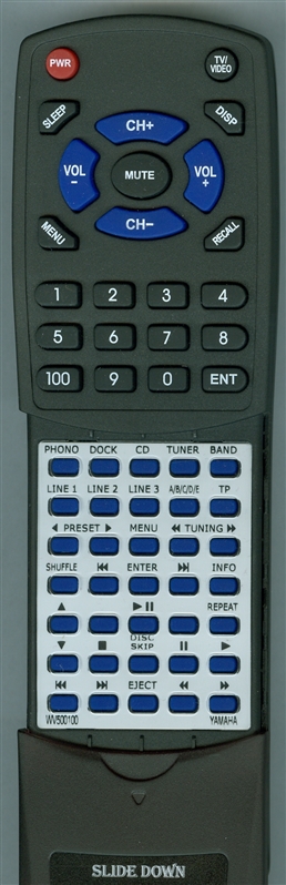 YAMAHA WV500100 RAS5 replacement Redi Remote