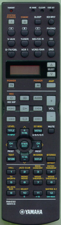 YAMAHA V8294700 RAV232 Genuine  OEM original Remote