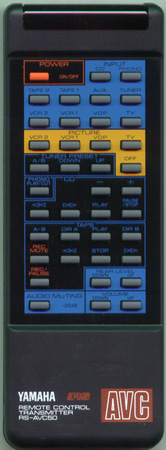YAMAHA VA801100 RSAVC50 Genuine  OEM original Remote
